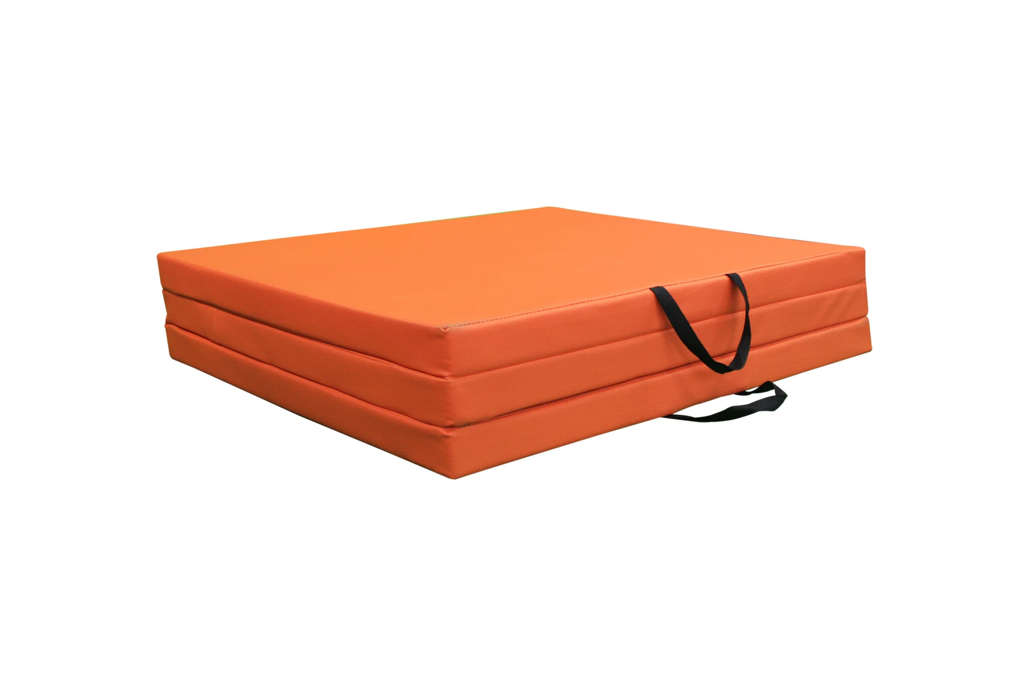 Fitness mat - opvouwbaar - 80x200x5 cm - waterdicht - oranje