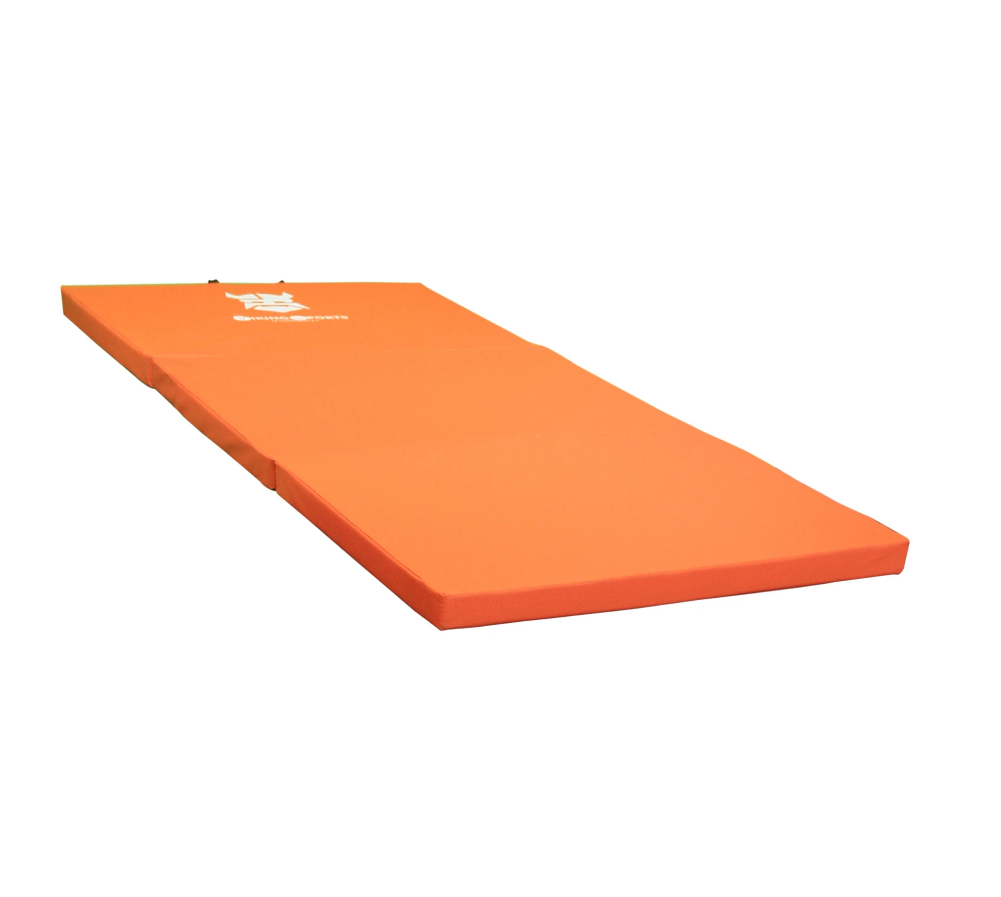 Fitness mat - opvouwbaar - 80x200x5 cm - waterdicht - oranje