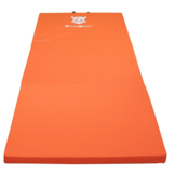 Fitness mat - opvouwbaar - 80x200x5 cm - waterdicht - oranje