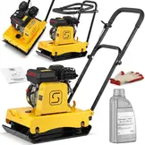 Trilplaat - grondverdichter - 60 kg - 6,5 pk motor - 17 kN