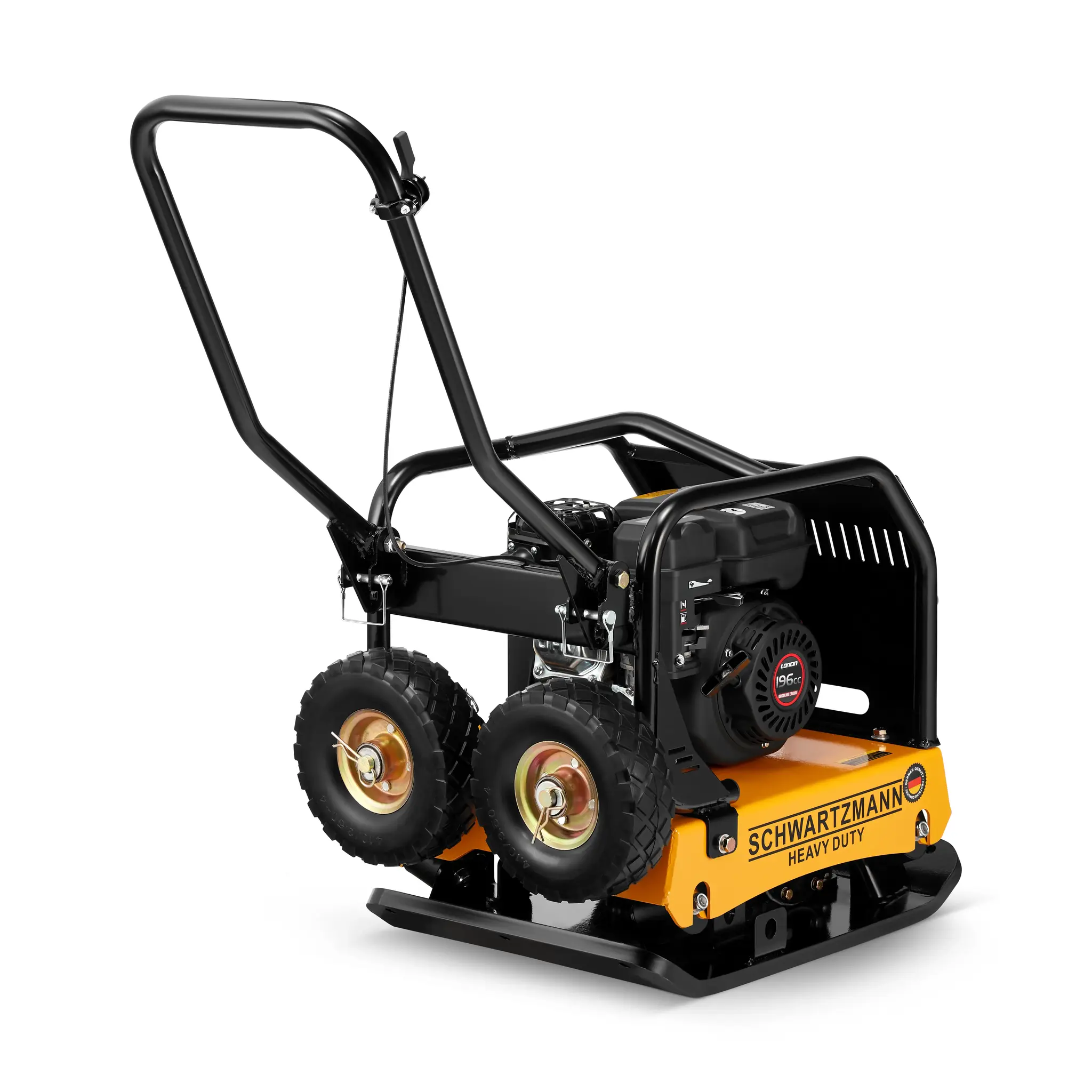 Trilplaat - grondverdichter - 160 kg - 16 pk motor - 37 kN