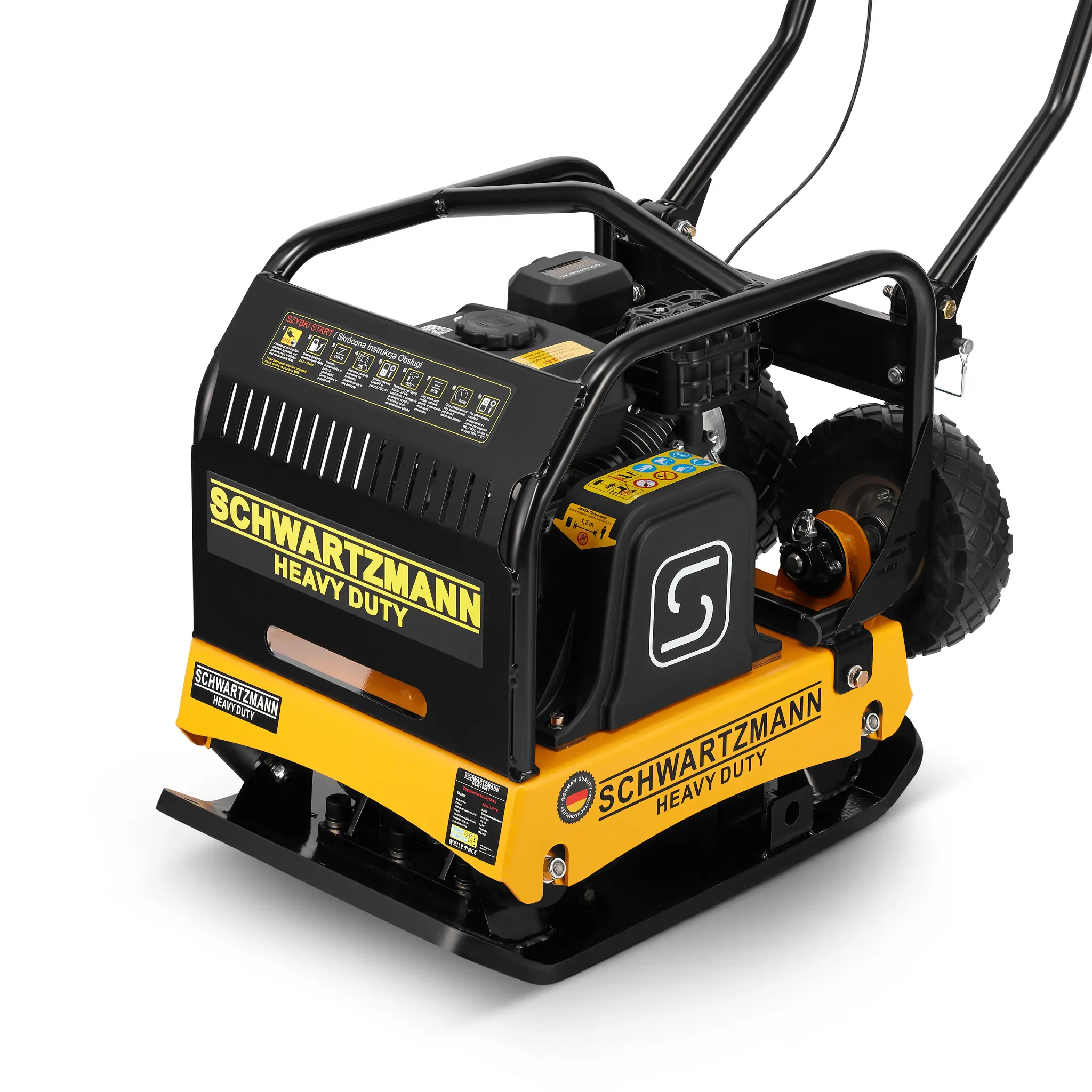 Trilplaat - grondverdichter - 160 kg - 16 pk motor - 37 kN