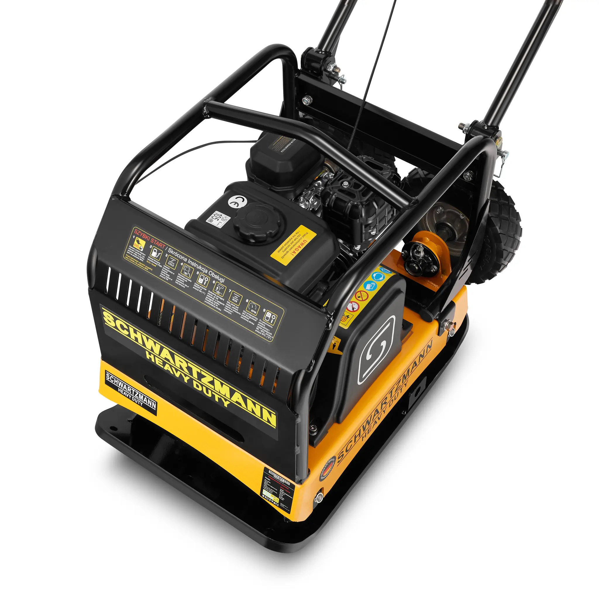 Trilplaat - grondverdichter - 160 kg - 16 pk motor - 37 kN