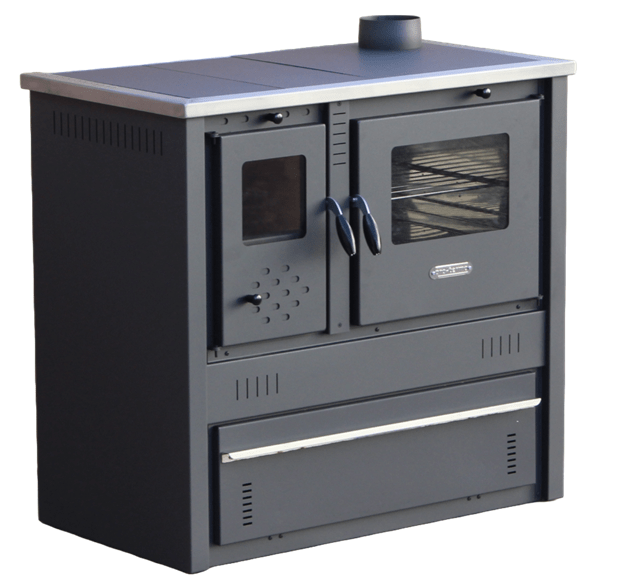 Houtfornuis - Pro-Termo Panonia Eko - 10 kW - uitlaat rechts
