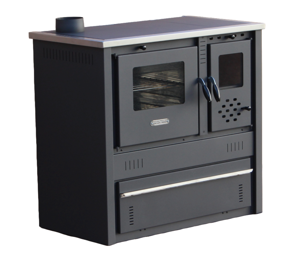 Houtfornuis - Pro-Termo Panonia Eko - 10 kW - uitlaat links