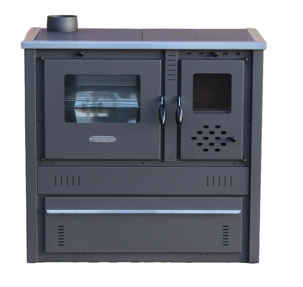 Houtfornuis - Pro-Termo Panonia Eko - 10 kW - uitlaat links