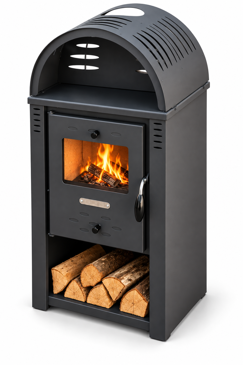 Houtkachel - Pro-Termo Nova K - 7,5 kW - grijs