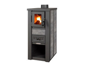 Houtkachel - Pro-Termo Lava Ceramic - 6 kW - grijs