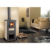 Houtkachel - Pro-Termo Lava Ceramic - 6 kW - beige
