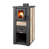 Houtkachel - Pro-Termo Lava Ceramic - 6 kW - beige