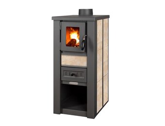 Houtkachel - Pro-Termo Lava Ceramic - 6 kW - beige