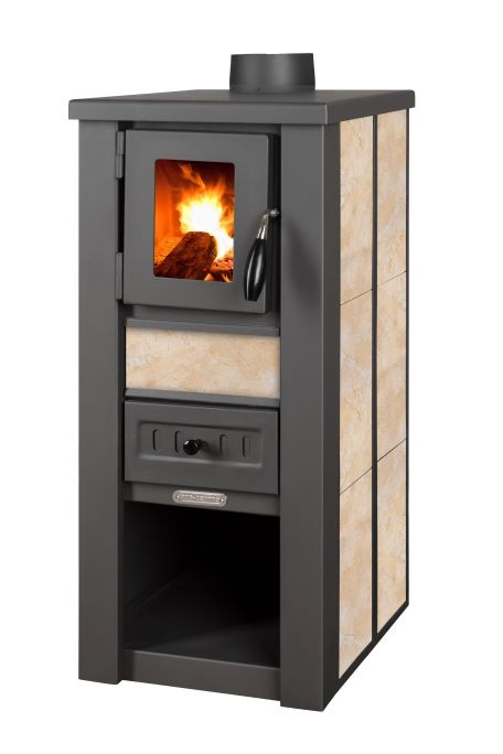 Houtkachel - Pro-Termo Lava Ceramic - 6 kW - beige