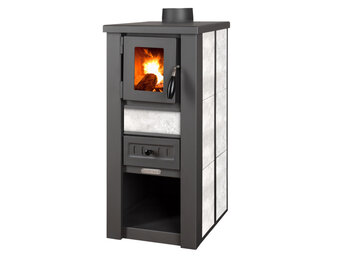 Houtkachel - Pro-Termo Lava Ceramic - 6 kW - wit