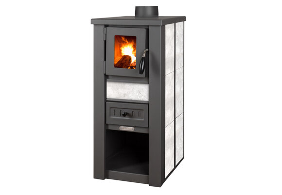 Houtkachel - Pro-Termo Lava Ceramic - 6 kW - wit