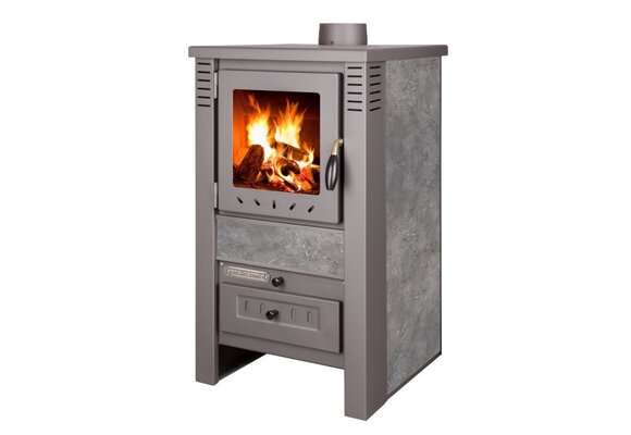 Houtkachel - Pro-Termo Nova G - 7,5 kW - grijs