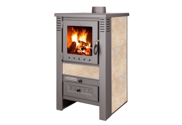 HoHoutkachel - Pro-Termo Nova G - 7,5 kW - beige