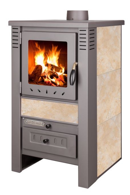 Houtkachel - Pro-Termo Nova G - 7,5 kW - beige