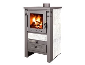 Houtkachel - Pro-Termo Nova G - 7,5 kW - wit