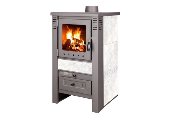 Houtkachel - Pro-Termo Nova G - 7,5 kW - wit