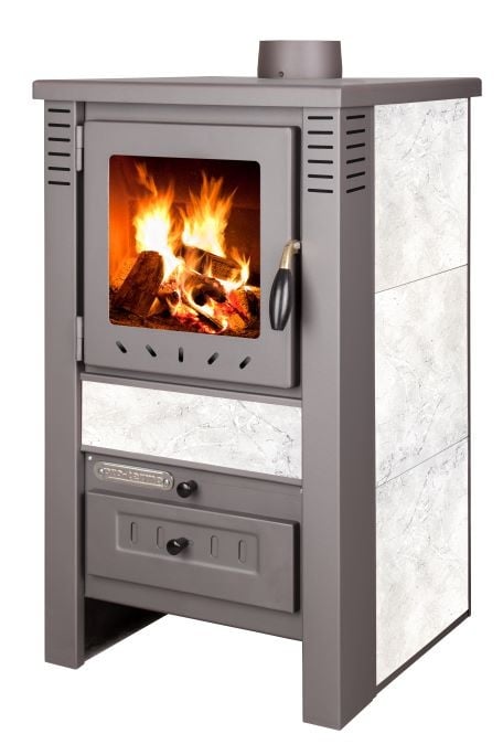 Houtkachel - Pro-Termo Nova G - 7,5 kW - wit