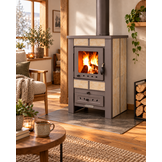 Houtkachel - Pro-Termo Alpina G - 8 kW - beige