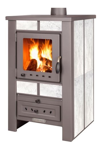 Houtkachel - Pro-Termo Alpina G - 8 kW - wit