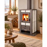 Houtkachel - Pro-Termo Alpina G - 8 kW - wit