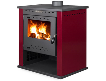 Houtkachel - Pro-Termo Fenix Color - 12 kW - rood