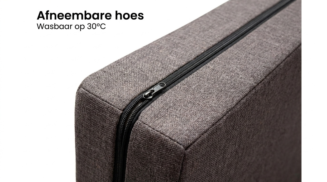 Opvouwbaar matras - logeermatras - 195x60x8 cm - bruin