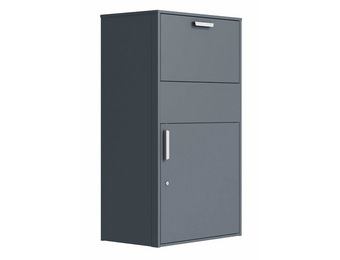 Pakketbrievenbus - 72x45,5x128,5 cm - staal - antraciet