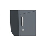 Pakketbrievenbus - 72x45,5x128,5 cm - staal - antraciet