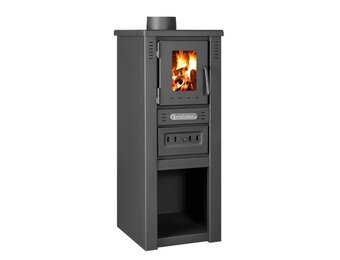 Houtkachel - Pro-Termo Lava Basic Glass - 6 kW - grijs