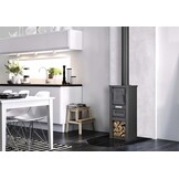 Houtkachel - Pro-Termo Lava Basic - 6 kW - grijs