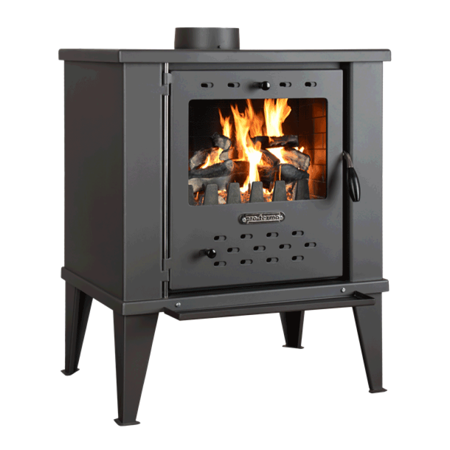 Houtkachel - Pro-Termo - Fenix - 12 kW - zwart