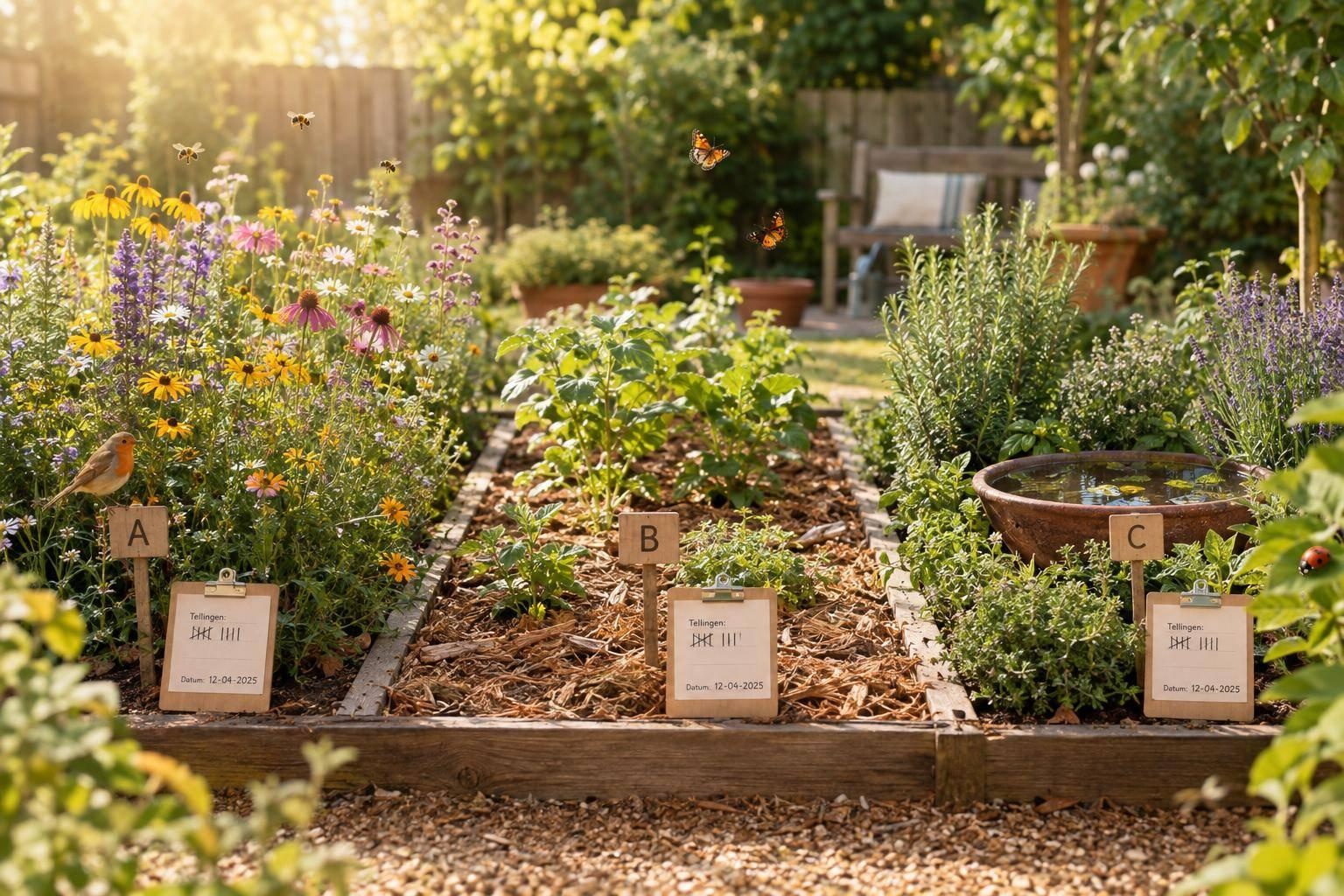 Tuinleven volgen: wat tellingen tonen
