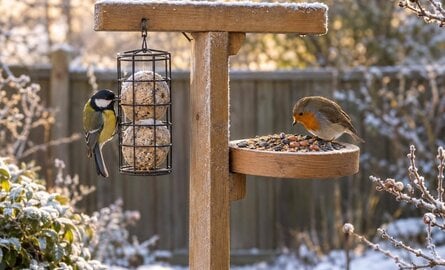 Wintervoer voor vogels: vetbollen vs zaden