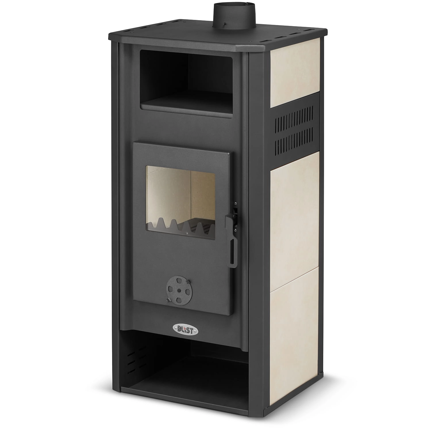 Houtkachel - keramische tegelkachel - 7,9 kW