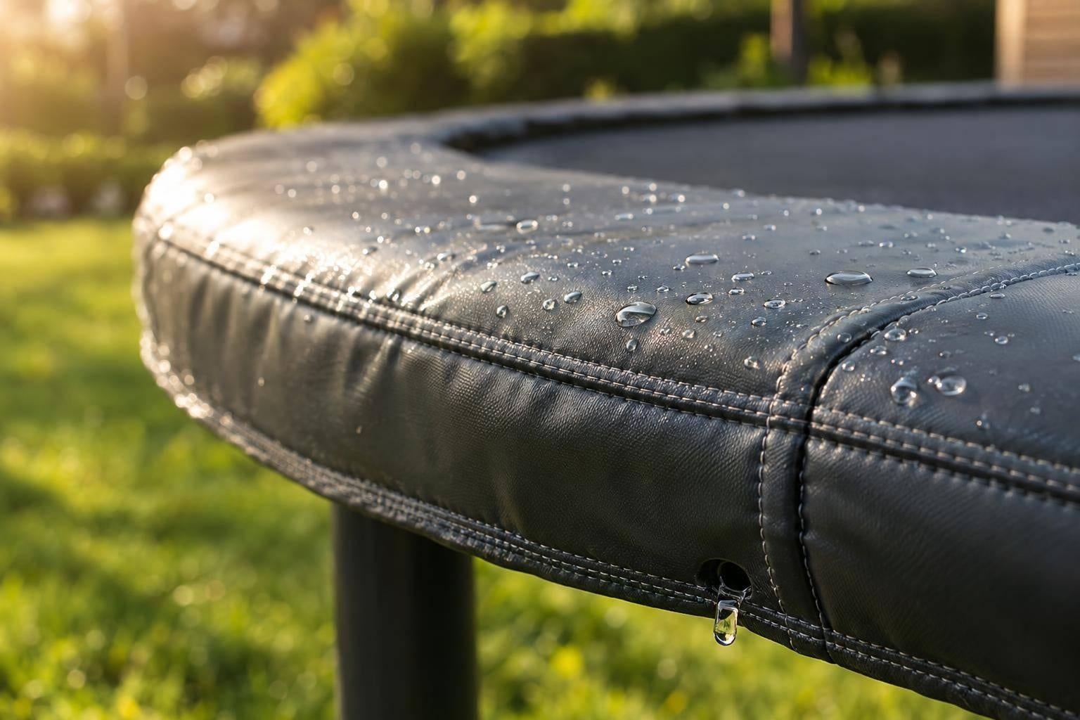 Trampolineranden: hoe beperk je vocht in het schuim?