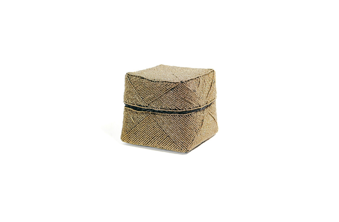 The Beaded Basket - Gold - S