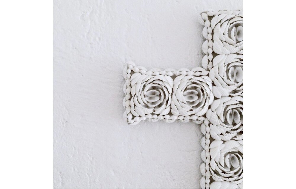 The Shell Cross - White - L