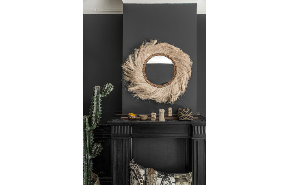 The Small Sumba Stone on Stand - White