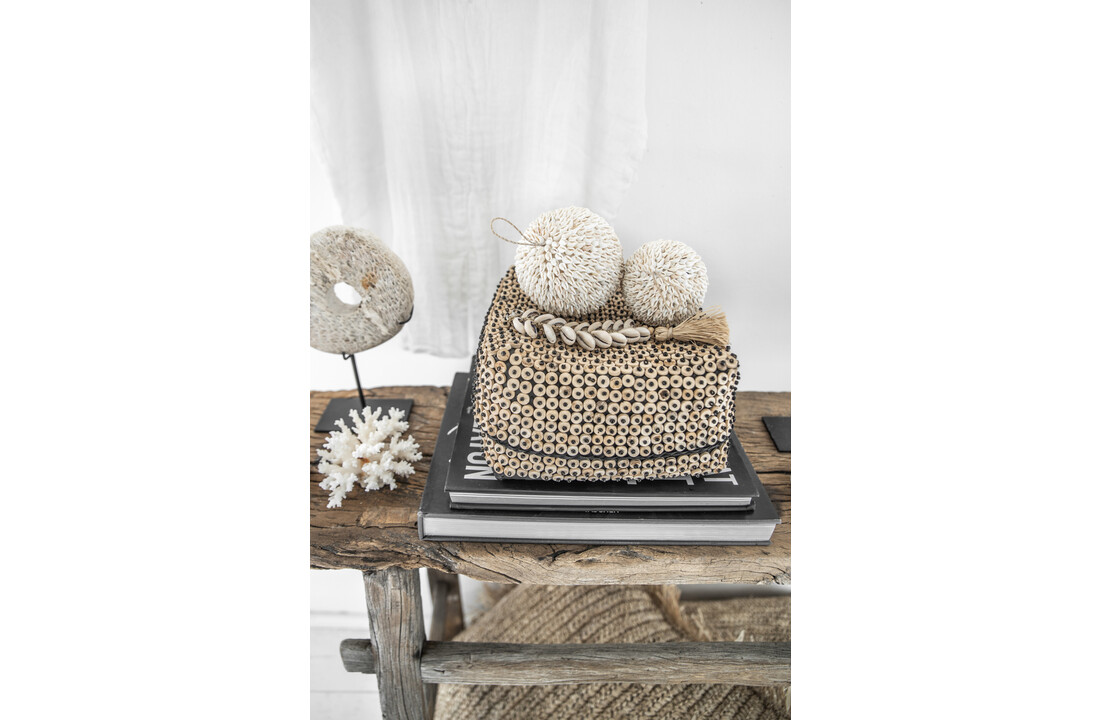 The Coconut Shell Square Basket - Natural - SET2