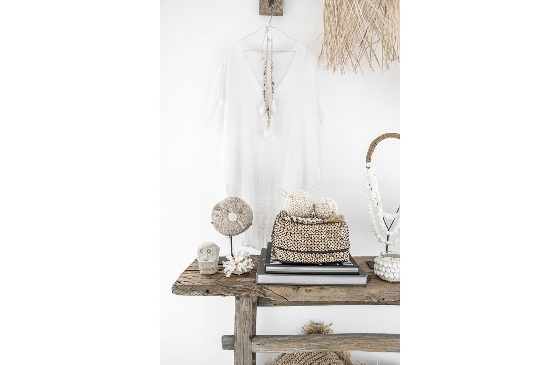 The Coconut Shell Square Basket - Natural - SET2