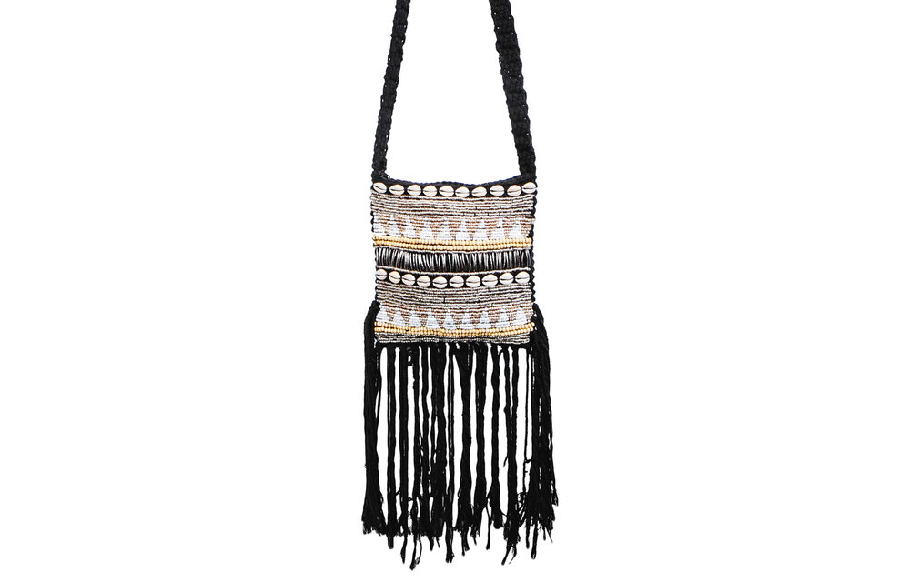 The Macrame Tote - Black