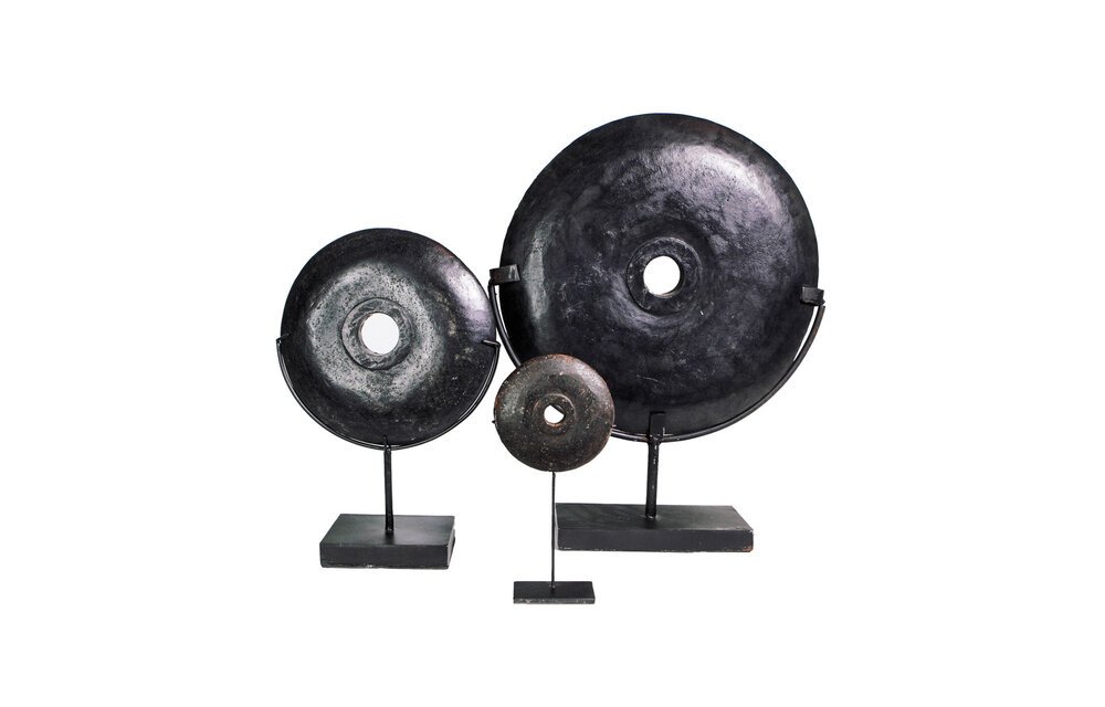 The Black River Stone on Stand - M
