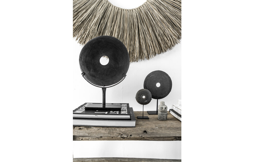 The Black River Stone on Stand - M