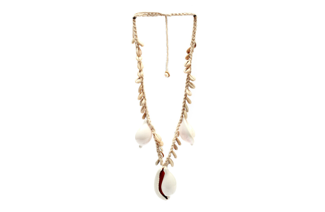 The Big White Cowrie Shell Necklace