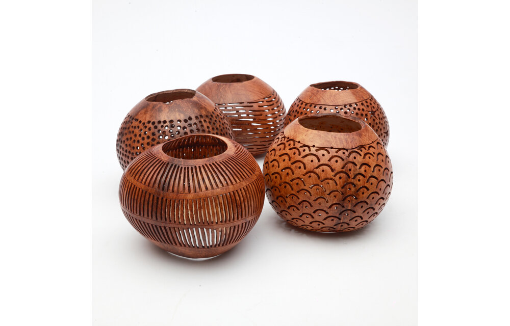 The Coconut Stripe - Brown