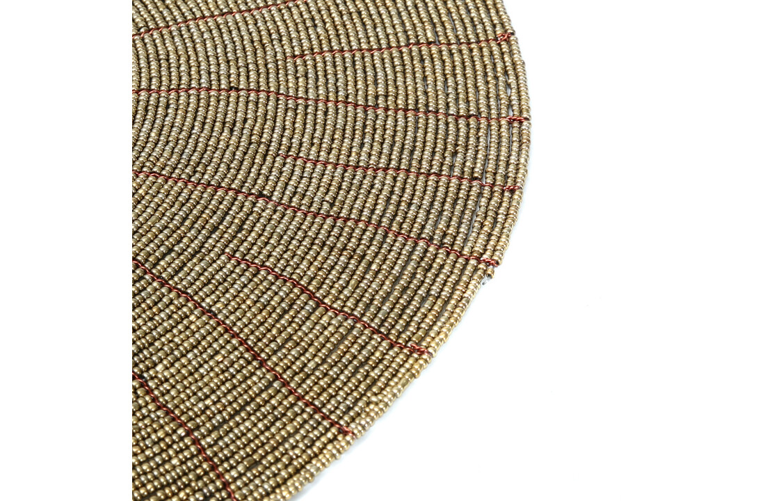 The Beaded Placemat - Gold