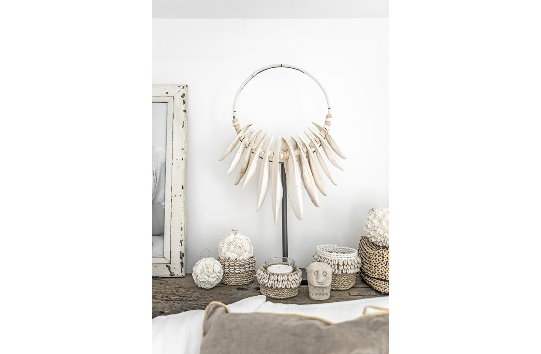 The Rose Shell Ball - White - M